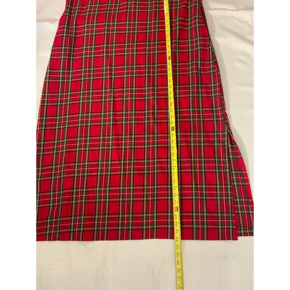 HOUSE OF MBR RED TARTAN BOUVIER LONG $385 NWT SIZE XL - Picture 12 of 14